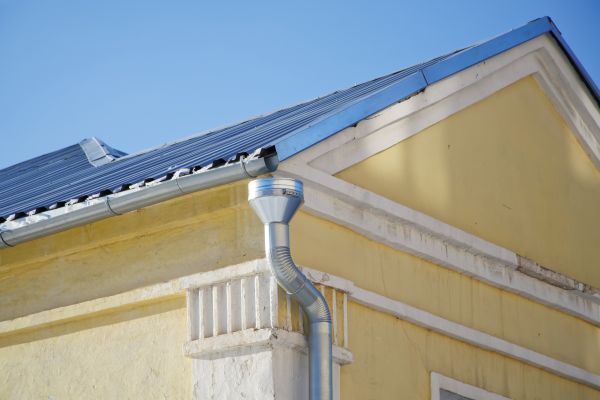 Steel Downspout Installation in Kenosha