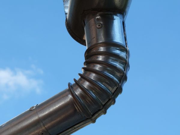 Metal Downspout Installation in Kenosha