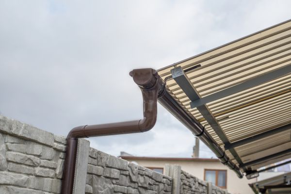 Plastic Downspout Installation in Kenosha